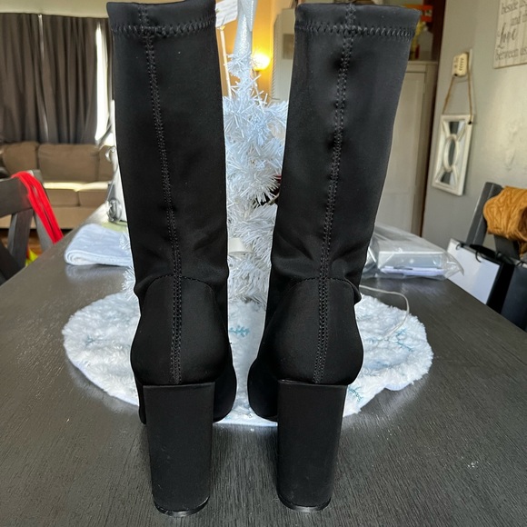 Black sock heels - Picture 12 of 12